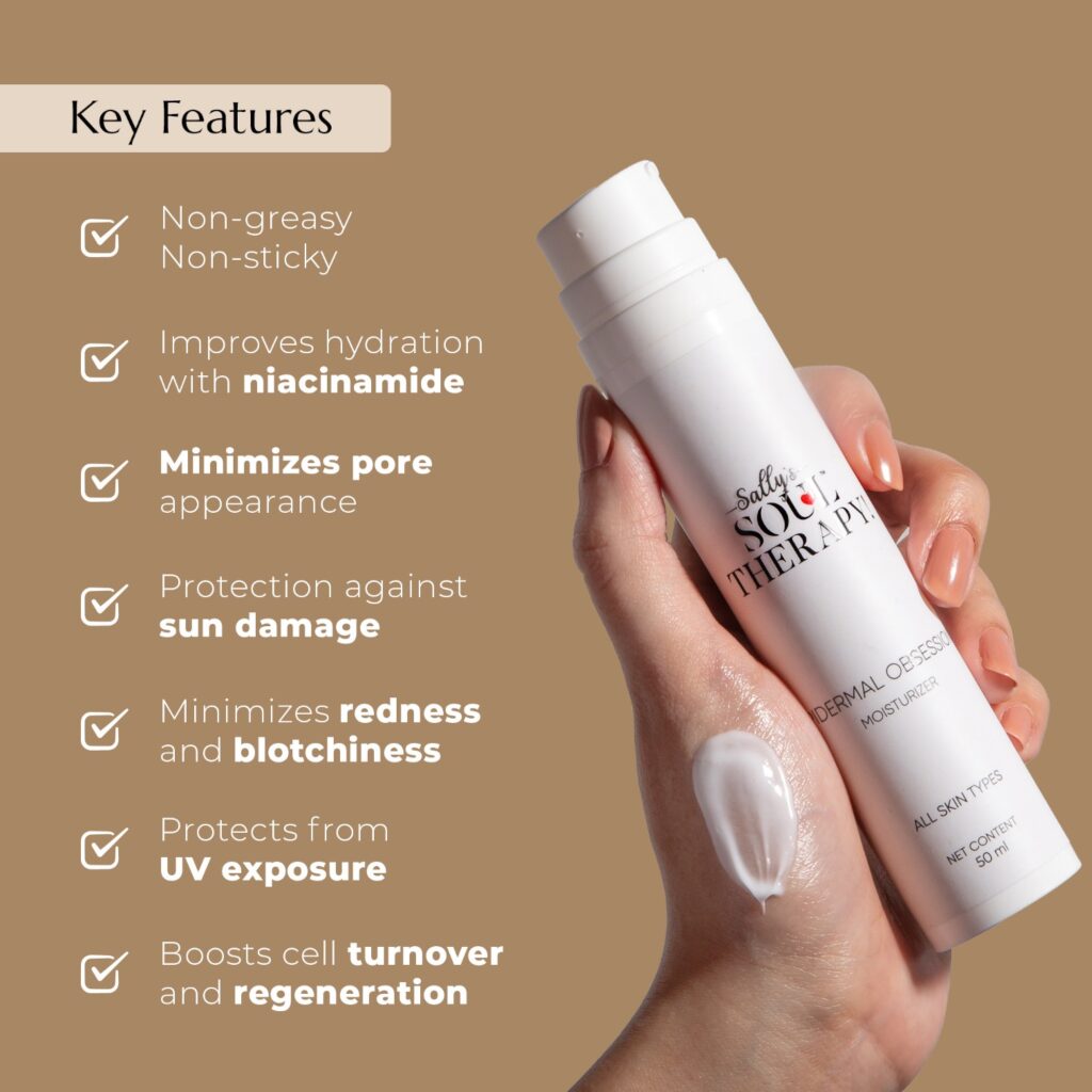 Sally's Soul Therapy Epidermal Obsession Moisturizer Key Features