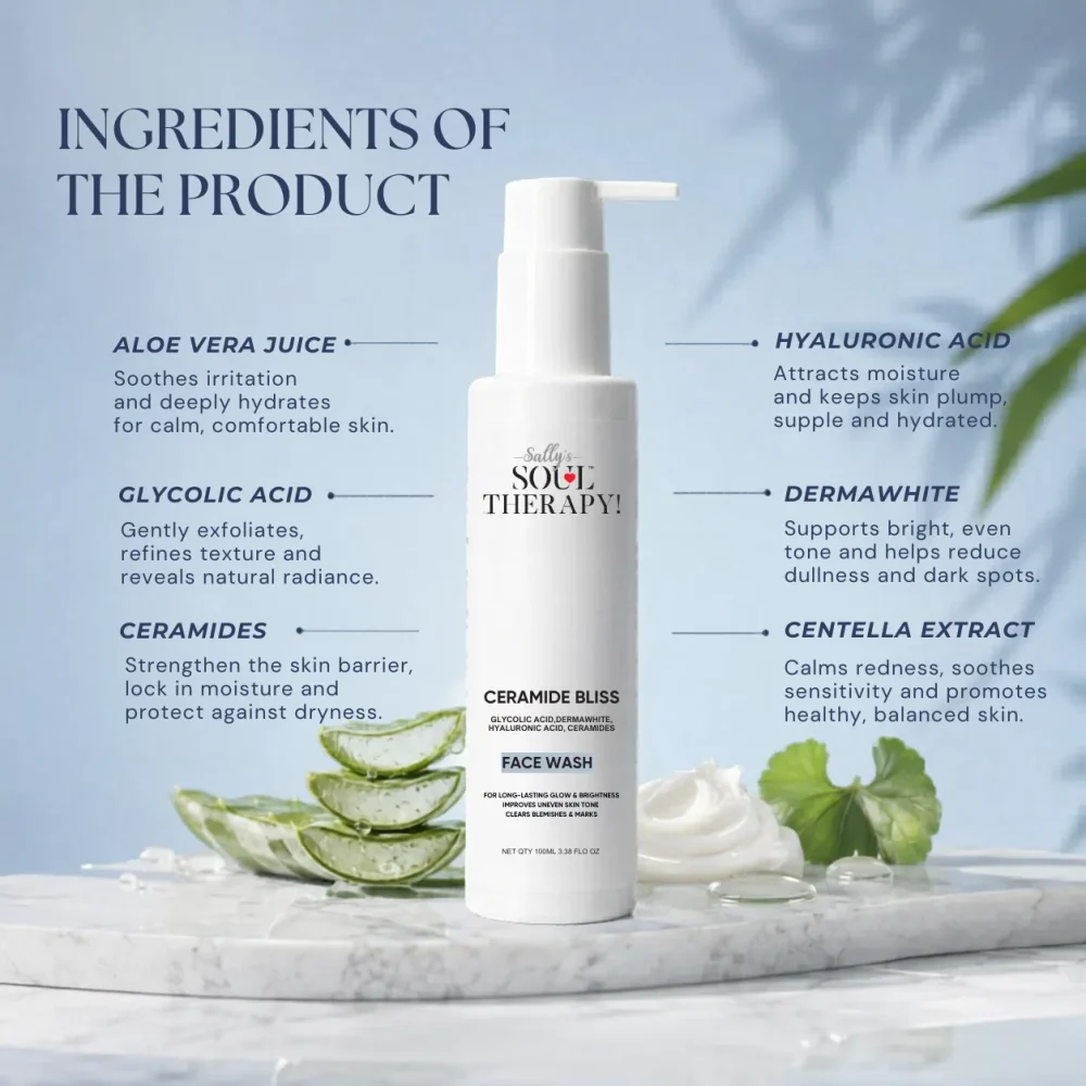 ceramide bliss face wash ceramide bliss face wash